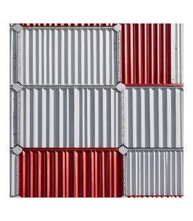 PANNEAU DE SABLE. ROUGE FP-PC5 1000 30 FP AVEC 4 MTS RAL 3009 (UNITÉ.)